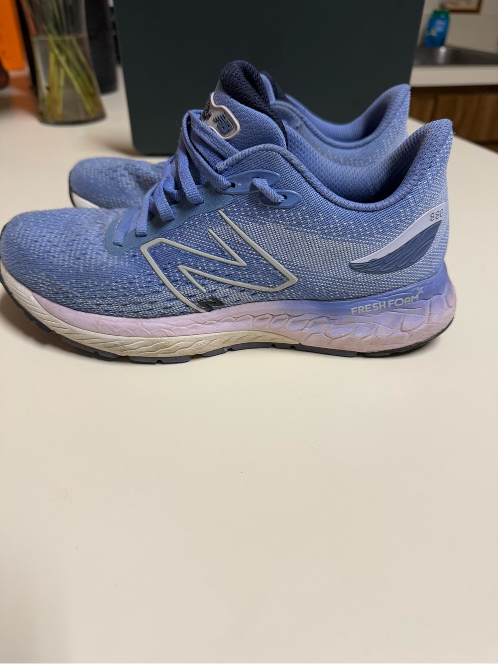 New Balance Fresh Foam X 1080v12 Women’s Blue Purple Running Shoes Size 8